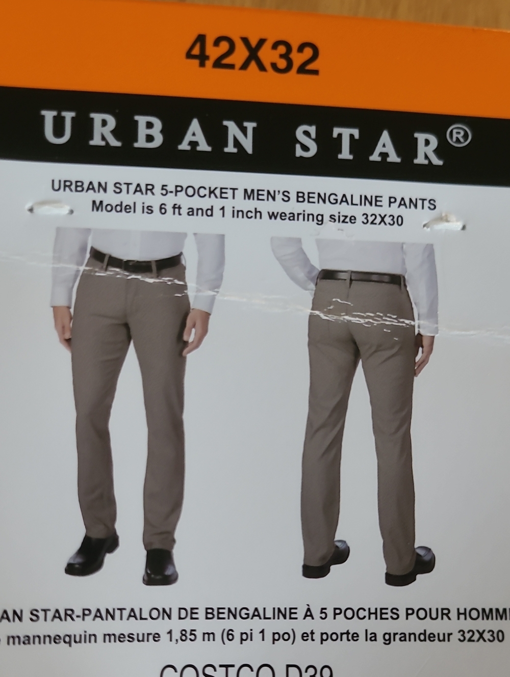 Urban Star Mens  Pants ~ 42x32